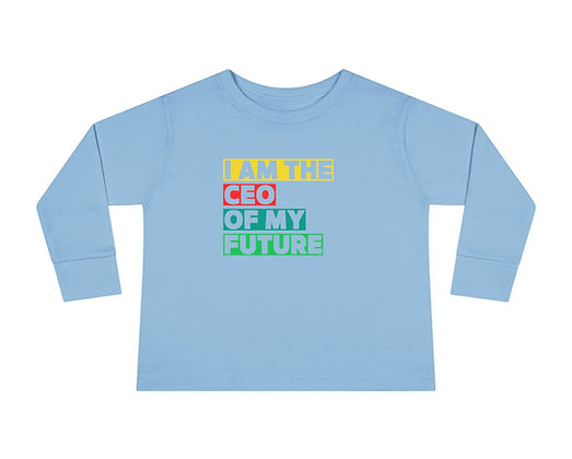 I Am The CEO of My Future Toddler Long Sleeve Tee - Image 4