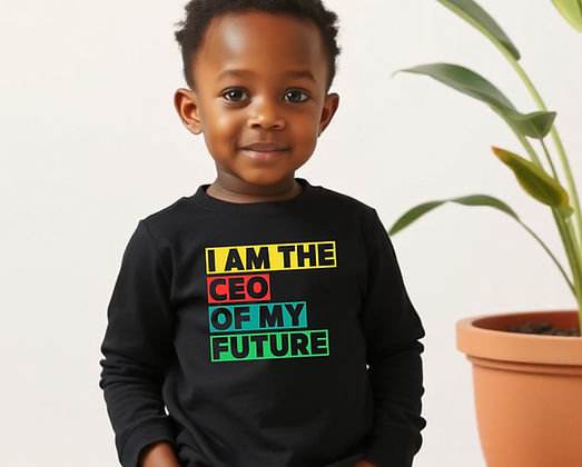 I Am The CEO of My Future Toddler Long Sleeve Tee