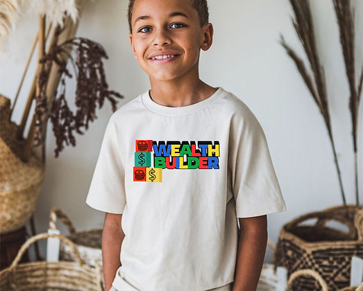 Wealth Builder - Kids TShirt - Image 10