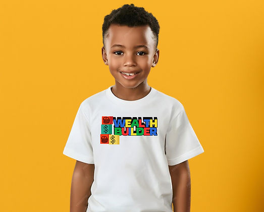 Wealth Builder - Kids TShirt - Image 11