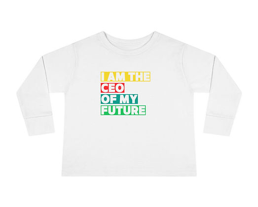 I Am The CEO of My Future Toddler Long Sleeve Tee - Image 5