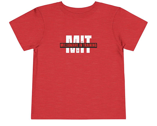 Millionaire in Training Toddler Short Sleeve Tee - Image 3