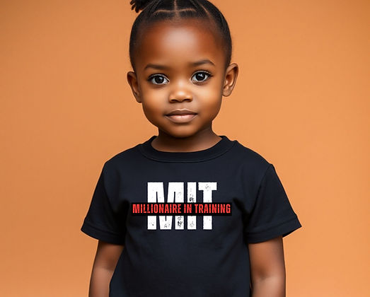 Millionaire in Training Toddler Short Sleeve Tee - Image 2